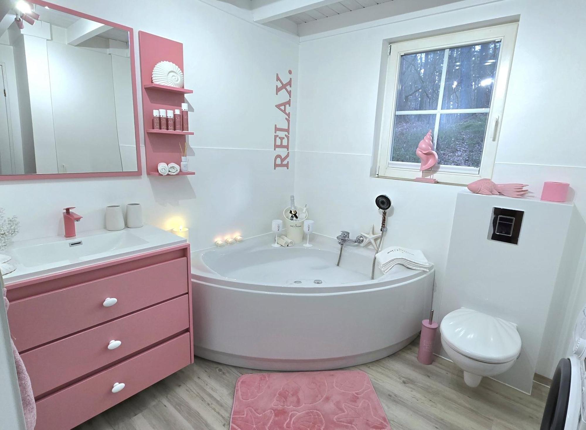 Pink Und Meer - Meerblick, Sauna, Kamin & Whirlpool Baabe Exterior photo