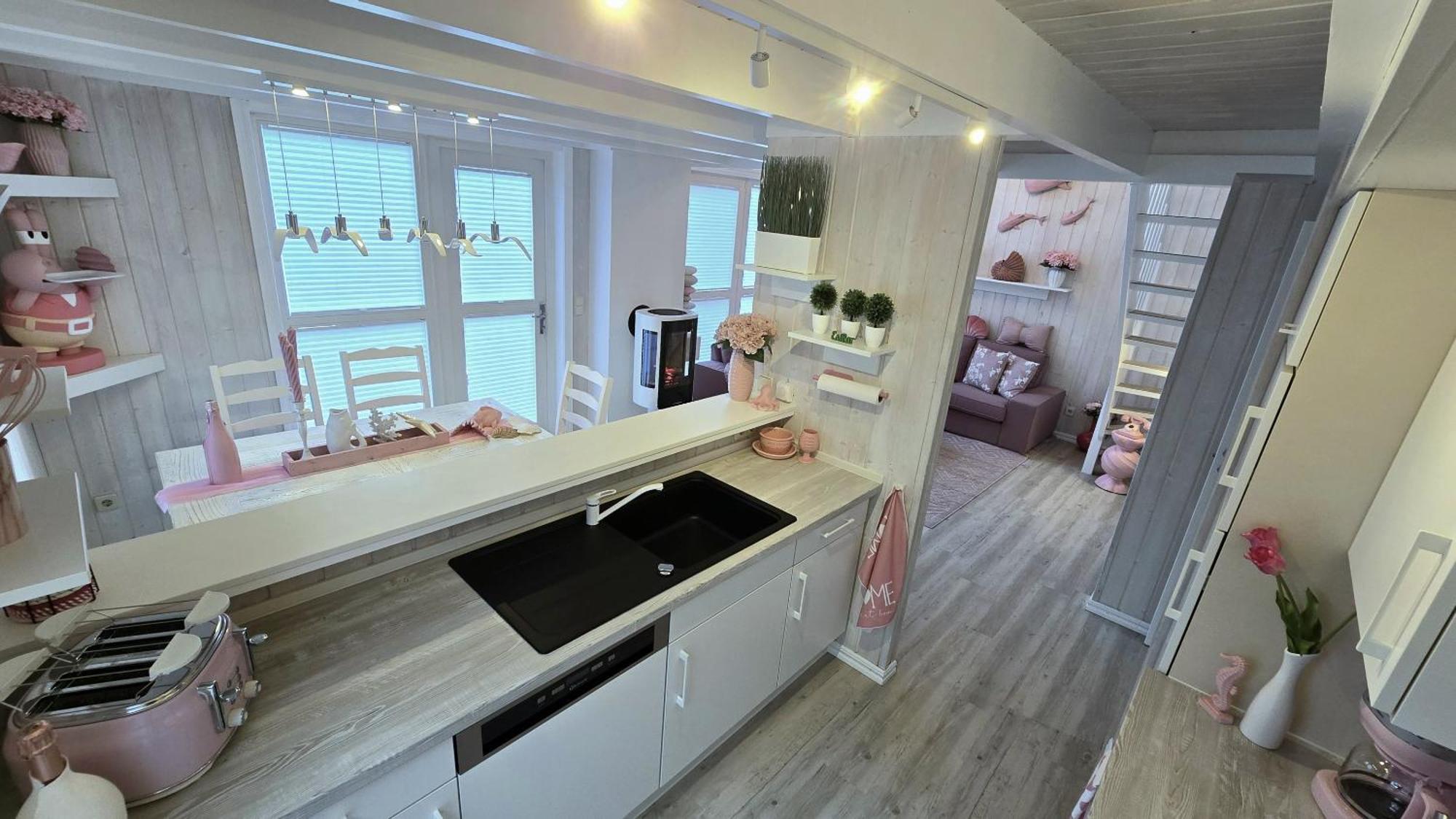 Pink Und Meer - Meerblick, Sauna, Kamin & Whirlpool Baabe Exterior photo