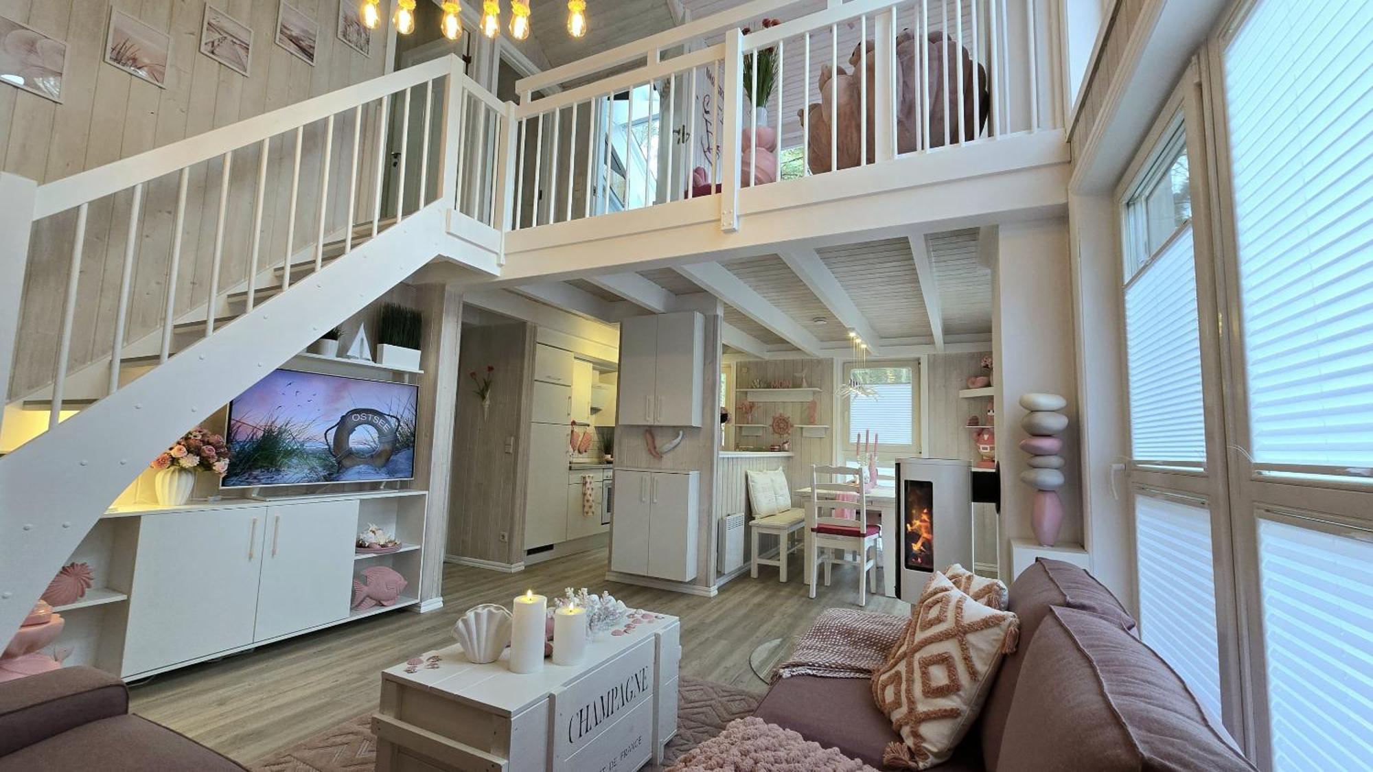 Pink Und Meer - Meerblick, Sauna, Kamin & Whirlpool Baabe Exterior photo