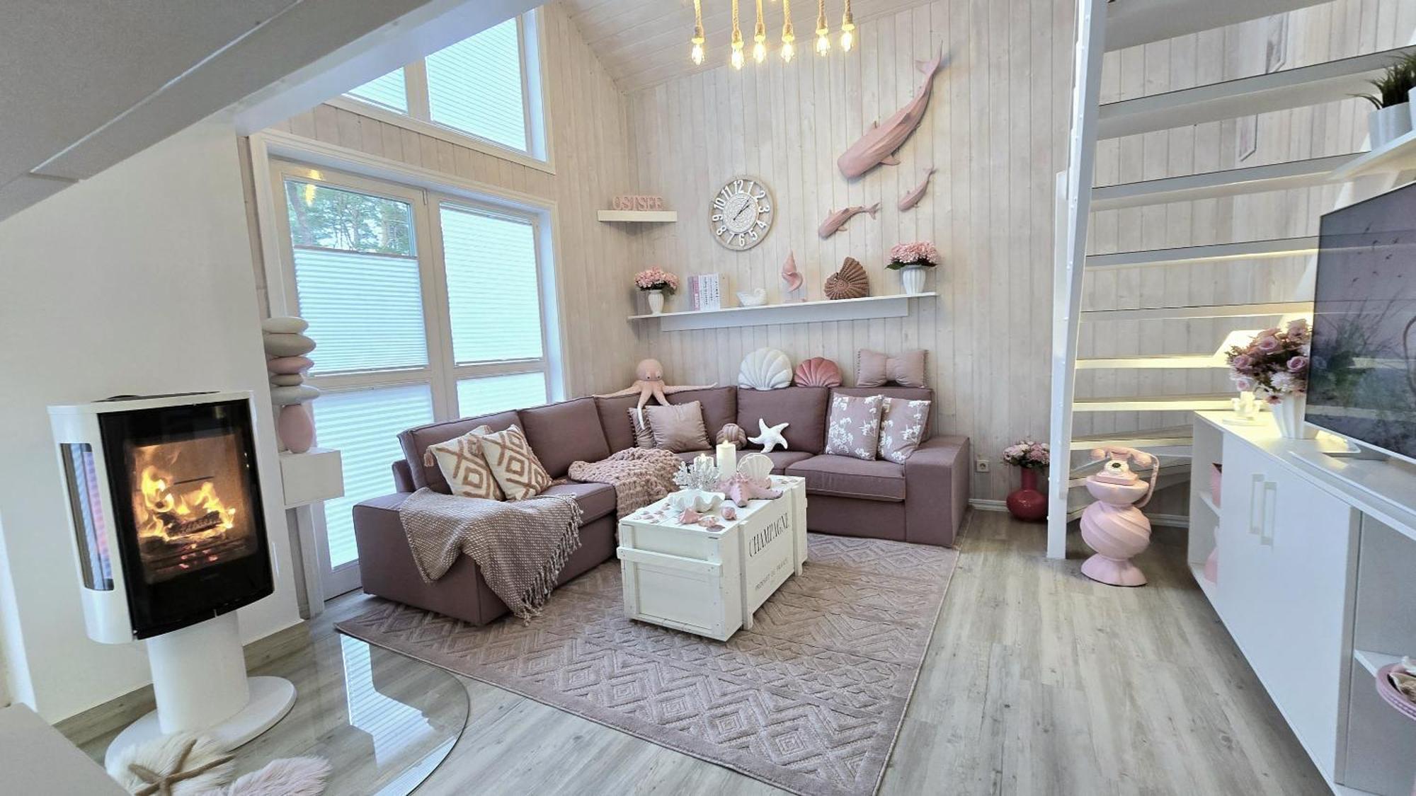 Pink Und Meer - Meerblick, Sauna, Kamin & Whirlpool Baabe Exterior photo