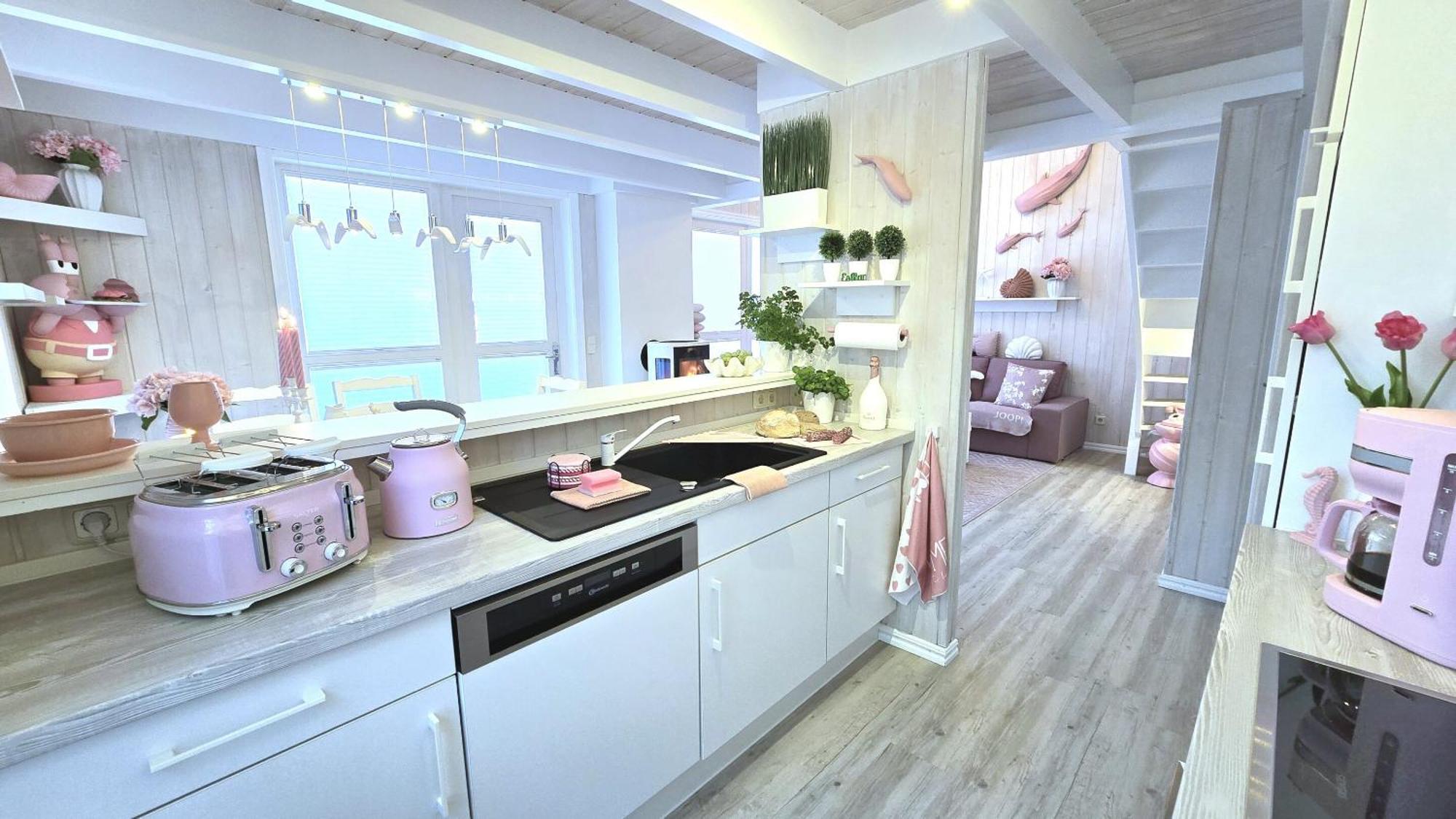 Pink Und Meer - Meerblick, Sauna, Kamin & Whirlpool Baabe Exterior photo